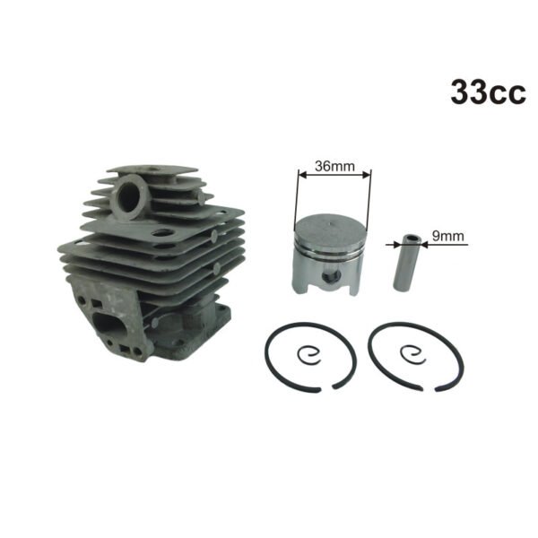 33CC STRIMMER 36MM CG330 CG330A CG330B CG330K 1E36F 1E36F-2 Cylinder & Piston Kit