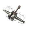 4500 5200 5800 Chinese Chainsaw Crankshaft