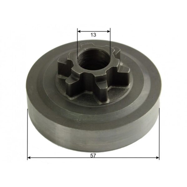 2500 25CC TIMBERPRO KOMATSU/ZENOAH LAWNFLITE CARLTON PAINIER Chainsaw 3/8" 6T Clutch Drum