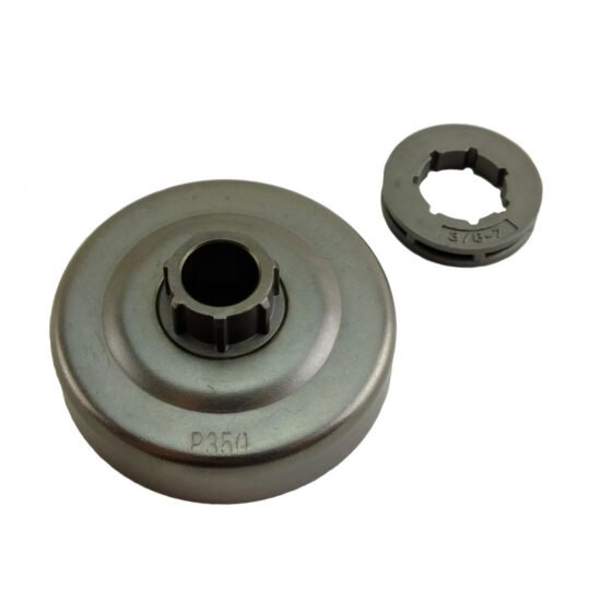 PARTNER 350 351 352 370 371 382 390 391 401 420 MCCULLOCH CS340 CS380 POULAN 3/8" 7T Clutch Drum & Rim