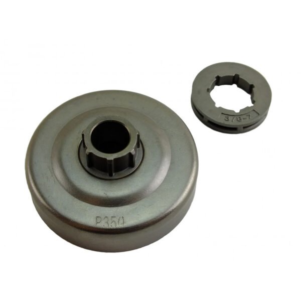 PARTNER 350 351 352 370 371 382 390 391 401 420 MCCULLOCH CS340 CS380 POULAN 3/8" 7T Clutch Drum & Rim