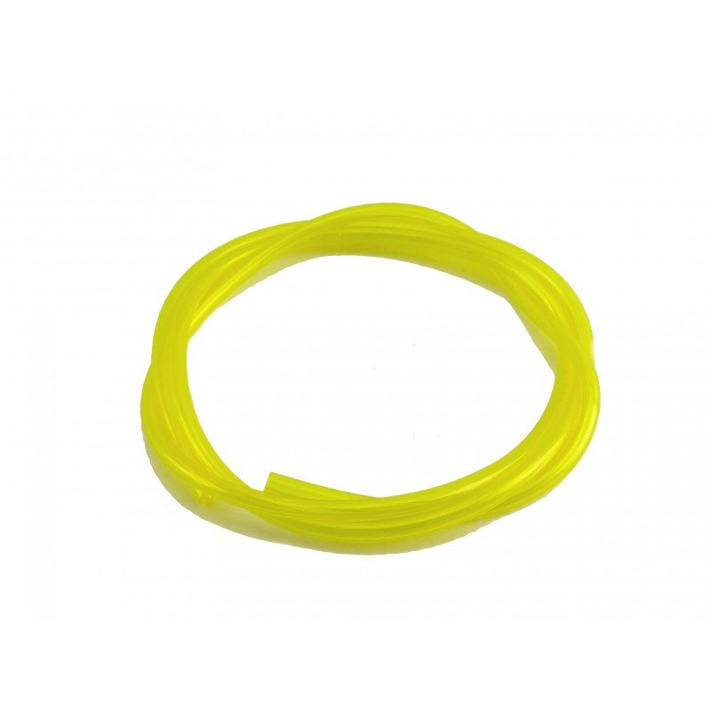 1M Yellow Fuel Pipe 3.0mm ID / 5.0mm OD Fits Various Strimmer, Hedge Trimmer & Chainsaw