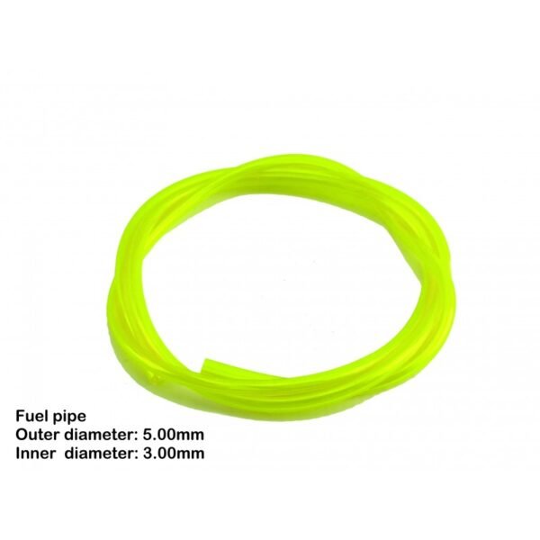 1M Yellow Fuel Pipe 3.0mm ID / 5.0mm OD Fits Various Strimmer, Hedge Trimmer & Chainsaw