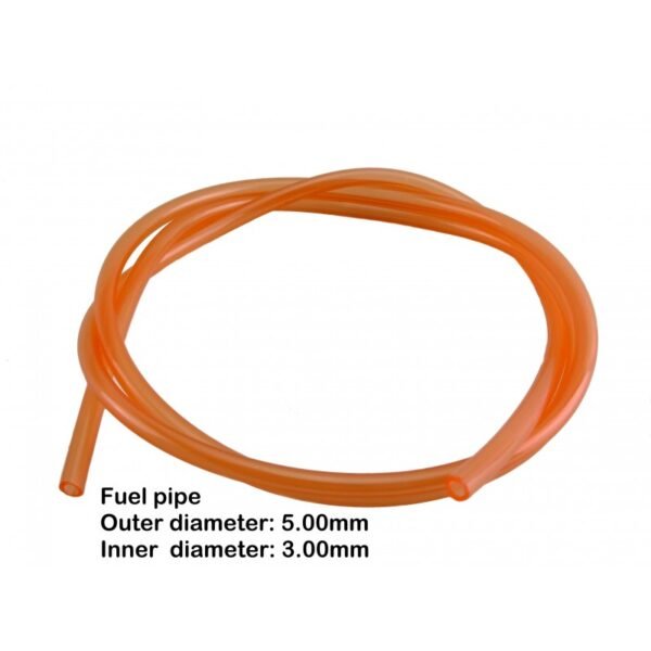 1M Red Fuel Pipe 3.0mm ID / 5.0mm OD Fits Various Strimmer, Hedge Trimmer & Chainsaw