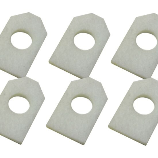 3X CYLINDER BEARING FELT PADS FOR ATCO SUFFOLK PUNCH QUALCAST LAWNMOWER