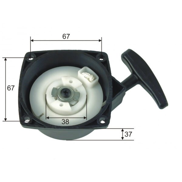 KOMATSU ZENOAH G3K G4K Complete Recoil Starter