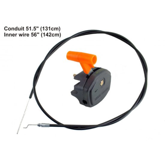 Lawnmower Universal 56" Throttle Cable & Lever