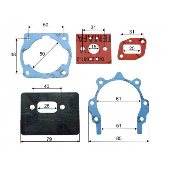 43CC 52CC CG430 CG520 Strimmer Complete Gasket Set