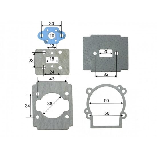 500605_1 23CC 26CC CG260 Strimmer / Hedge Trimmer Complete Gasket Set