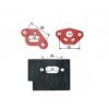 500611_1 33CC CG330 Strimmer Exhaust Muffler & Carburettor Gasket Set