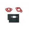 500611_2 33CC CG330 Strimmer Exhaust Muffler & Carburettor Gasket Set