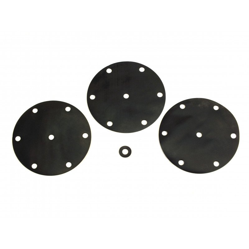 3X TATRA 603 & 805 Fuel Pump Diaphragm / Petrol Pump Membrane Set