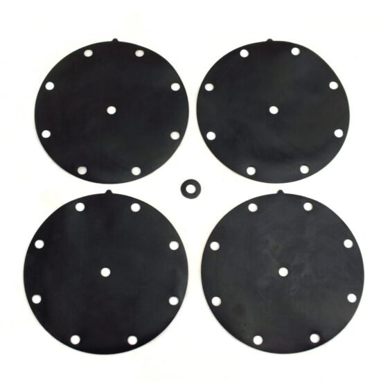 4X TATRA 613 Fuel Pump Diaphragm / Petrol Pump Membrane Set