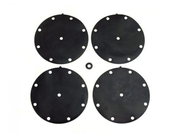 4X TATRA 613 Fuel Pump Diaphragm / Petrol Pump Membrane Set