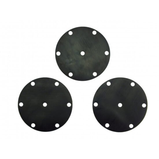 3X RENAULT 4CV Fuel / Petrol Pump Diaphragm / Membrane Set